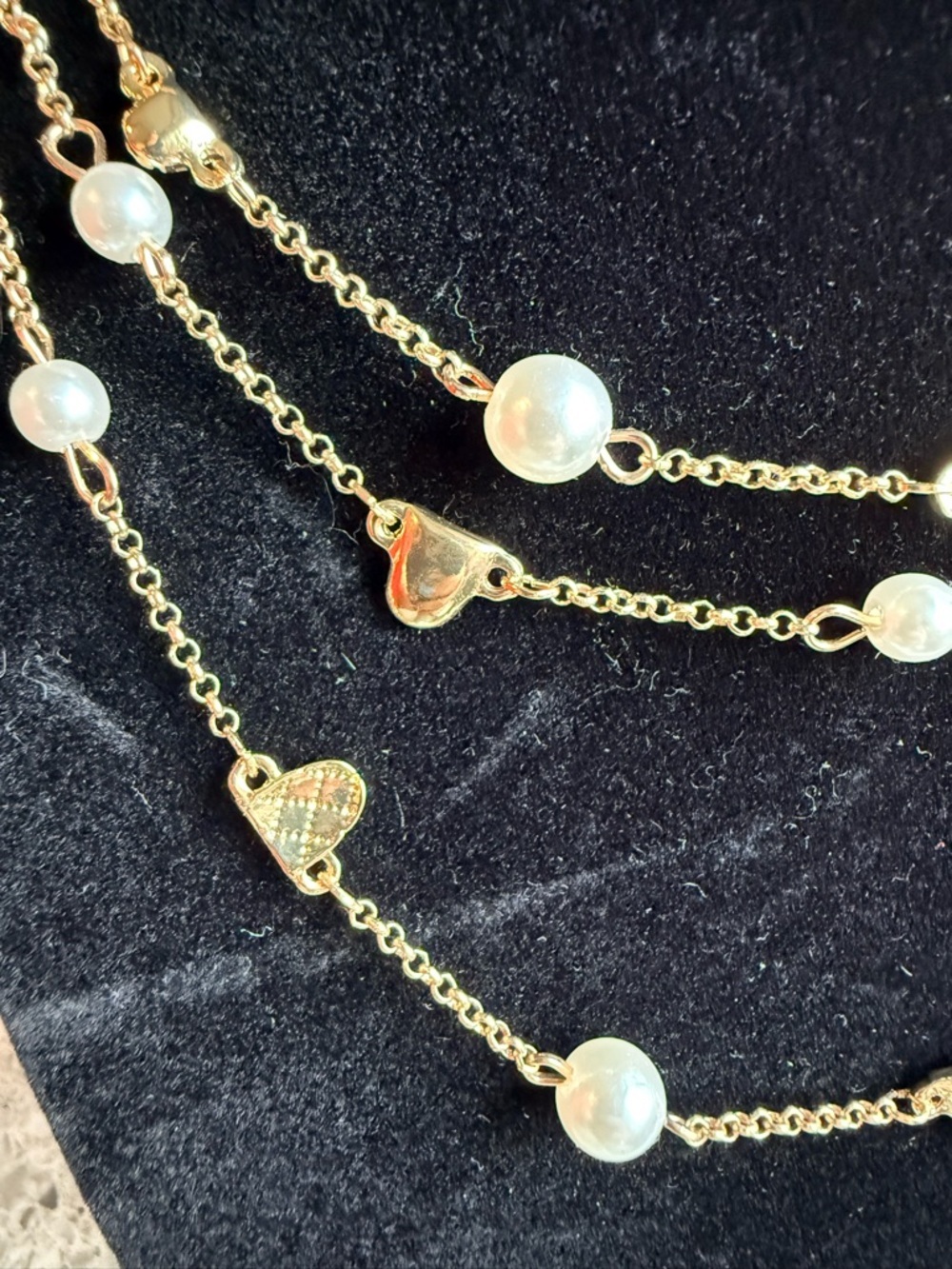 Laundry By Shelli Segal Gold-Tone Multi-Layer Accent Necklace - Picture 2 of 3
